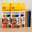 Kit 3 Caixas Lápis de Cor Compactor Neo-Pen 12 Cores