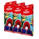 kit 3 Caixas Lápis De Cor Sextavado 12 Cores Pintura - Famix