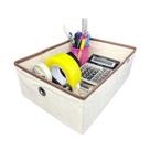 Kit 3 caixas organizador multiuso armário closet prateleira