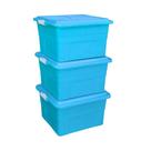 Kit 3 Caixas Organizadora 70 Litros Agraplast Cod 904 70l