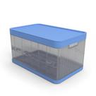 Kit 3 Caixas Organizadora Rattan 21 Litros C/ Tampa