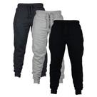 Kit 3 Calça De Moletom Masculina Feminina Skinny Moletinho