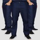 Kit 3 Calça Masculina Slim Jeans Plus Size 48 ao 56 Kit 3 Calça Masculina Slim Jeans Plus Size 48 ao 56