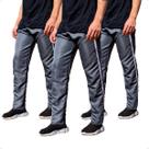 Kit 3 Calça Masculina Tactel Especial Casual Treino Academia
