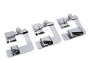Kit 3 Calcadores Sapata Barra Bainha Enrolada 12mm 19mm 25mm Kit 3 Calcadores Sapata Barra Bainha Enrolada 12mm 19mm 25mm
