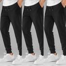 Kit 3 Calças De Moletom Jogger Masculino Academia Treino Casual Flanelada Dia a Dia Promoção