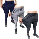 ! kit 3 calças elástica dri-fit premium tecido leve e confortável!
