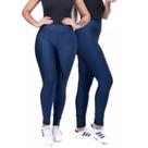 Kit 3 Calças Feminina Legging Grossa Para Academia Cós Alto Kit 3 Calças Feminina Legging Grossa Para Academia Cós Alto