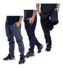 Kit 3 Calças Homem Estiloso Esportiva Flanelada Inverno 075