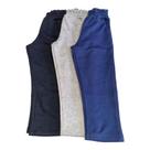 Kit 3 Calças infantil moletom com bolso básica Escola