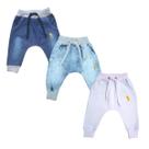 KIT 3 Calças Jeans Bebê Infantil Enxoval Maternidade KIT 3 Calças Jeans Bebê Infantil Enxoval Maternidade