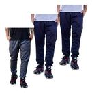 Kit 3 Calças Jogger Malha Premium Neymar Inverno 2 Bolso 001 Kit 3 Calças Jogger Malha Premium Neymar Inverno 2 Bolso 001