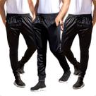 Kit 3 Calças Jogger Masculina Skinny Treino Academia Elástico na Barra 101