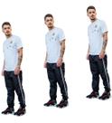 Kit 3 Calças Jogger Skinny Punho Na Barra Tactel R 417