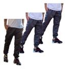 Kit 3 Calças Jogger Tactel Estilo Neymar Inverno 2 Bolso 016
