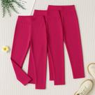 Kit 3 Calças Legging Tecido Suplex Flanelado Forrado com Fleece