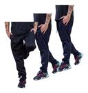 Kit 3 Calças Masculina Malha Forrada Academia Esportiva 075