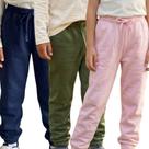 Kit 3 Calças Moletom Infantil Kids Criança Menina & Menino Estilo Jogger Cargo Com Bolso Lateral Kit 3 Calças Moletom Infantil Kids Criança Menina & Menino Estilo Jogger Cargo Com Bolso Lateral