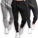 Kit 3 Calças Moletom Skinny Punho Fitness Academia 30