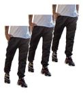 Kit 3 Calças Tactel Jogger Academia Corrida Musculação 016