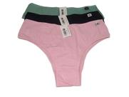 Kit 3 Calcinha Algodão Lisa Plus Size Adulto Linda Brasil