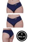 Kit 3 Calcinha Básica Confortável Modeladora - KIT 3 CONFORTO