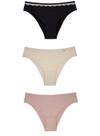 Kit/3 Calcinha Biquíni DelRio 51509 Feminina Basic Microfibra T. P/GG