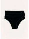 Kit/3 Calcinha Biquíni Hering 77UG Feminina Malha Algodão T. P/XG