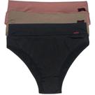 Kit 3 Calcinha Cintura Alta Feminina Lingerie Conforto Cós Alto Langerie Moda Íntima Segura Barriga Kit 3 Calcinha Cintura Alta Feminina Lingerie Conforto Cós Alto Langerie Moda Íntima Segura Barriga