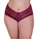 Kit 3 Calcinha Plus Size Cós Alto e Detalhe Renda 46 ao 54 - c5 KIT 3 TALITA