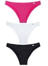 Kit/3 Calcinha Tanga DelRio 52509 Feminina Microfibra T. P/GG Kit/3 Calcinha Tanga DelRio 52509 Feminina Microfibra T. P/GG