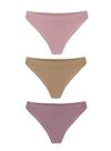 Kit/3 Calcinha Tanga Trifil C04301 Sem Costura Microfibra (Antiga C04403) T. P/1XG
