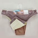 Kit 3 Calcinhas Biquíni Algodão Moderna Conforto Diário