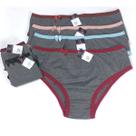Kit 3 calcinhas Calçolas Monaliza Mavique Plus Size Grande forro Algodão Elástico Colorido 46 ao 56 Mavique