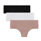 Kit 3 Calcinhas Cavadas Altas Basic Double Liebe 201301