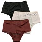 Kit 3 Calcinhas Cós Alto Fristyle Em Microfibra Modeladora Lingerie Adulto Kit 3 Calcinhas Cós Alto Fristyle Em Microfibra Modeladora Lingerie Adulto