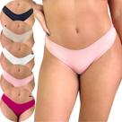 Kit 3 Calcinhas de Algodão Feminina Tanga Cotton Confortável