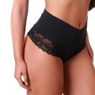 kit 3 Calcinhas em Renda Cós Alto Duplo Firma Barriga