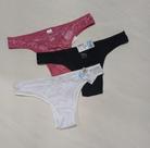Kit 3 Calcinhas Fio Duplo com Renda Dy Any 7988 Kit 3 Calcinhas Fio Duplo com Renda Dy Any 7988