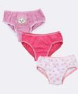 Kit 3 Calcinhas Infantil Marie Disney Tam 2 a 12 Rosa-67081