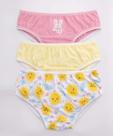 Kit 3 Calcinhas Infantil Marisa Tam 2 a 12 Rosa-67093