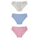 Kit 3 Calcinhas Infantil Miss em Cotton 51309 DelRio Kids
