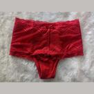 Kit 3 Calcinhas nas cores Rosa, Vermelho e Vinho - Cintura Alta, - Segura Barriga - Cós Alto