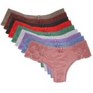 Kit 3 Calcinhas Sexy Microfibra com Renda Lateral Feminina Lingerie Confortável e Elegante