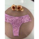 Kit 3 Calcinhas Tanga com Renda Bicolor Sensualidade e Conforto em Cada Detalhe