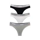 Kit 3 Calcinhas Tanga Cotton Algodão Confortável com Elástico Try Basics