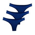 Kit 3 Calcinhas Tanga Try Basics Algodão Cotton Básica Lisa Moda Lingerie