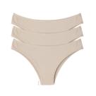 Kit 3 Calcinhas Tangas Cotton Feminina Básica Kit 3 Calcinhas Tangas Cotton Feminina Básica