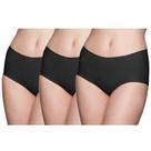 Kit 3 Calcinhas Zero Marcas Liz 50256 Preto