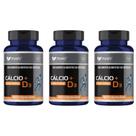 Kit 3 Cálcio + D3 500mg Proteção Óssea Completa 60 Cápsulas Muwiz